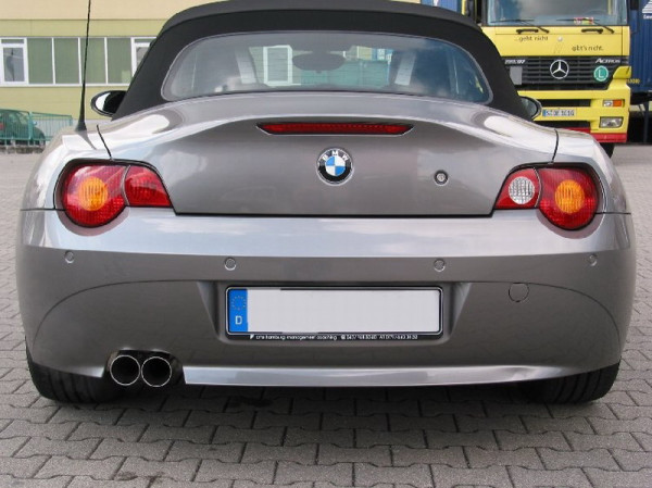 Eisenmann Endschalldämpfer BMW E85 Z4 E86 2,2i 2,5i 3,0i - Serienheckschürze