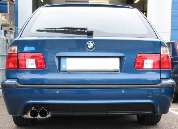 Eisenmann Endschalldämpfer BMW E39 520i 523i 525i 528i 530i - M-Technik-Heckschürze